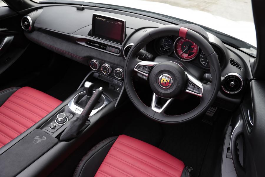 Интерьер Abarth 124 Spider (348) 2016 года  (JP) (фото 40 из 58)